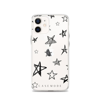 Star Struck iPhone Case (Clear Black)