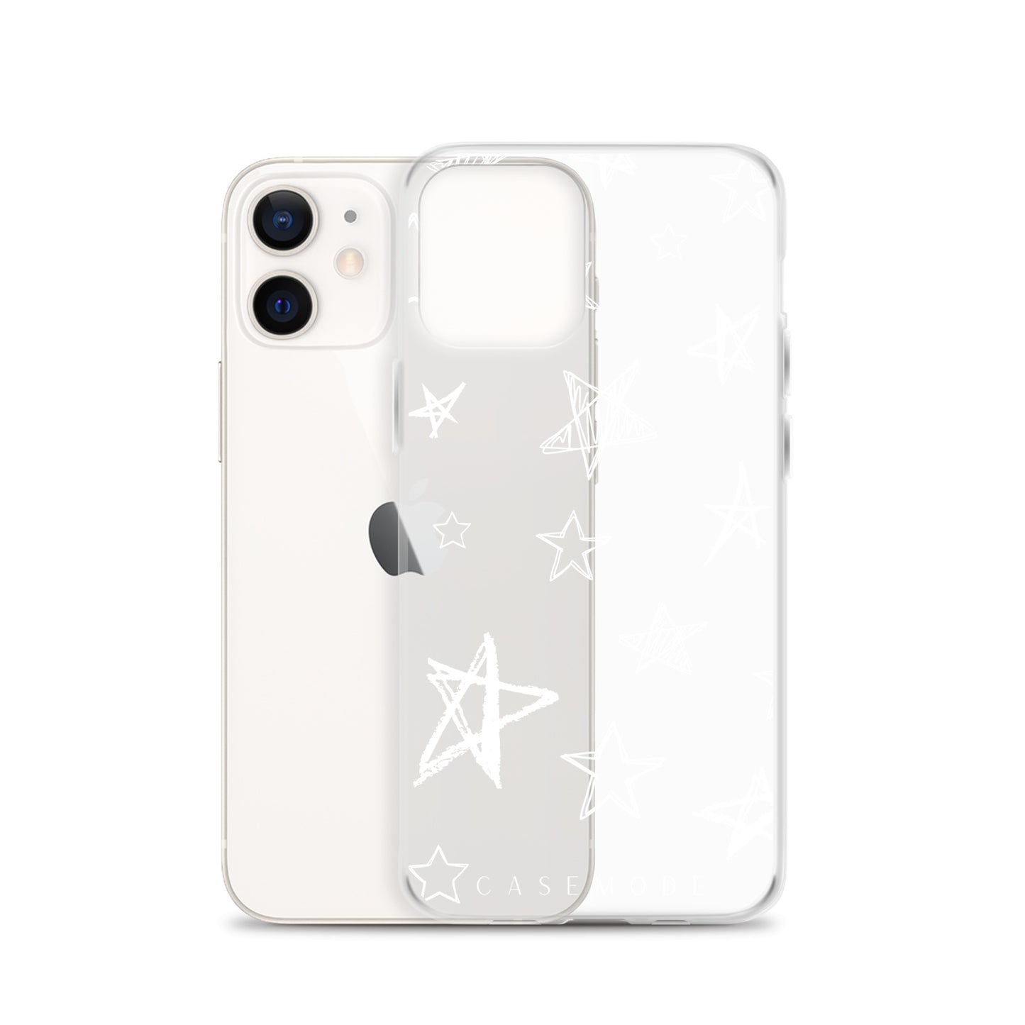 Star Struck iPhone Case (Clear White)