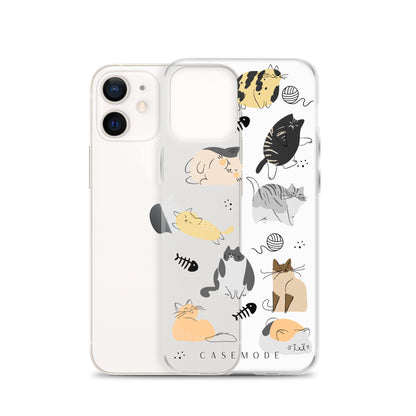 Cat's Meow iPhone Case (Clear)