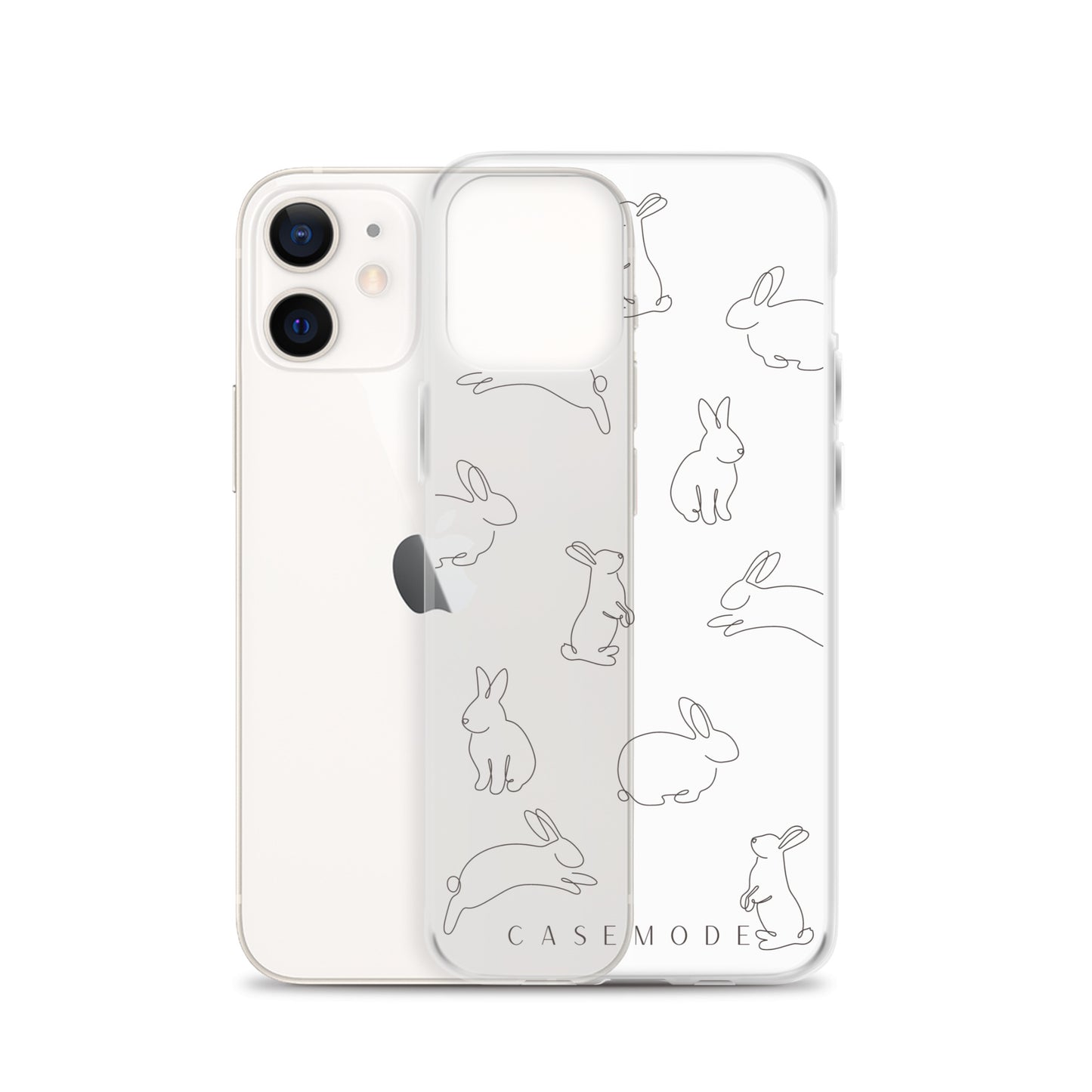 Bunny Bliss iPhone Case (Clear)