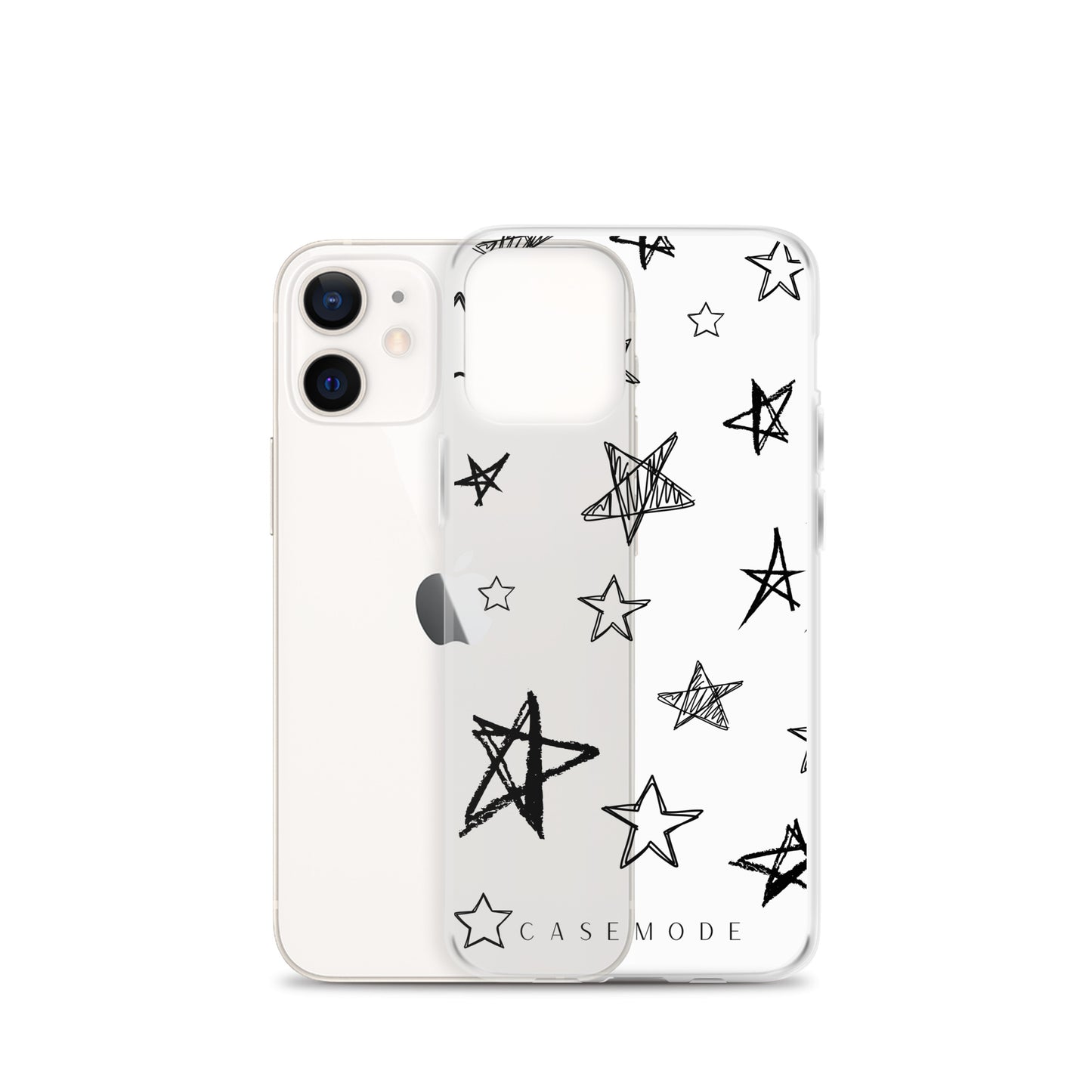 Star Struck iPhone Case (Clear Black)