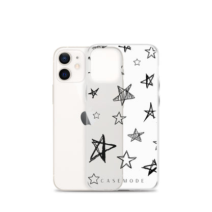 Star Struck iPhone Case (Clear Black)