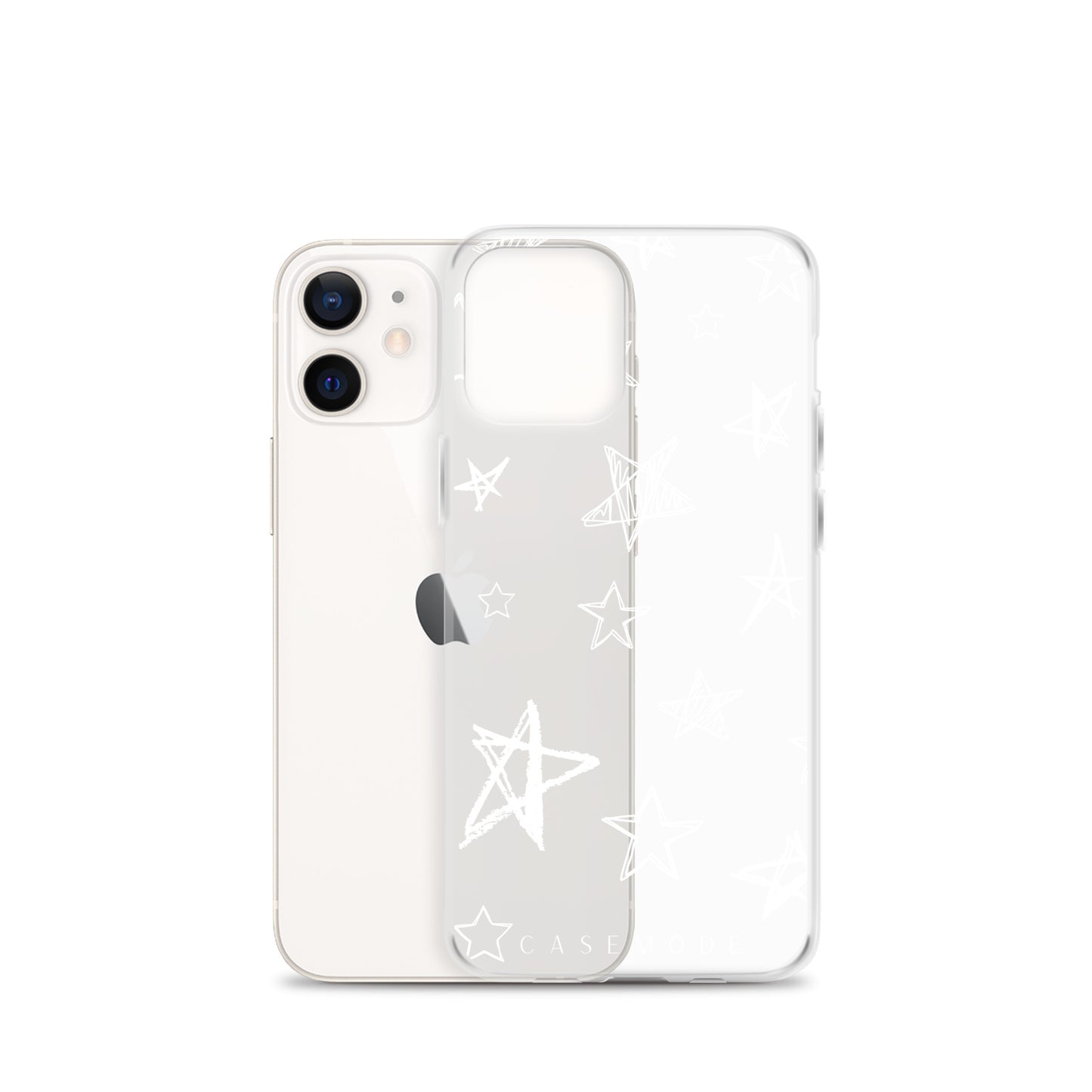 Star Struck iPhone Case (Clear White)