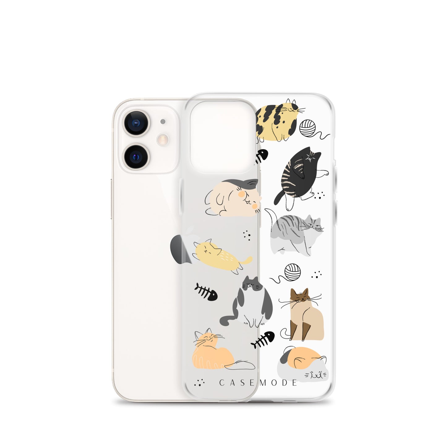 Cat's Meow iPhone Case (Clear)