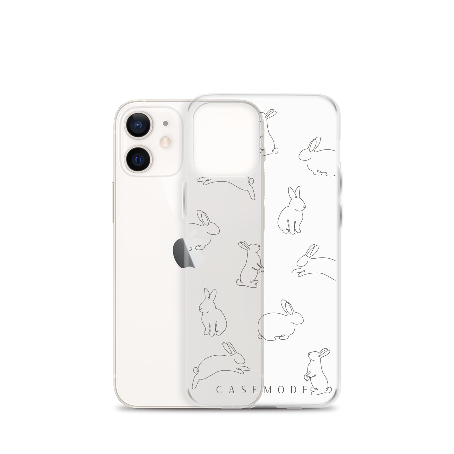 Bunny Bliss iPhone Case (Clear)