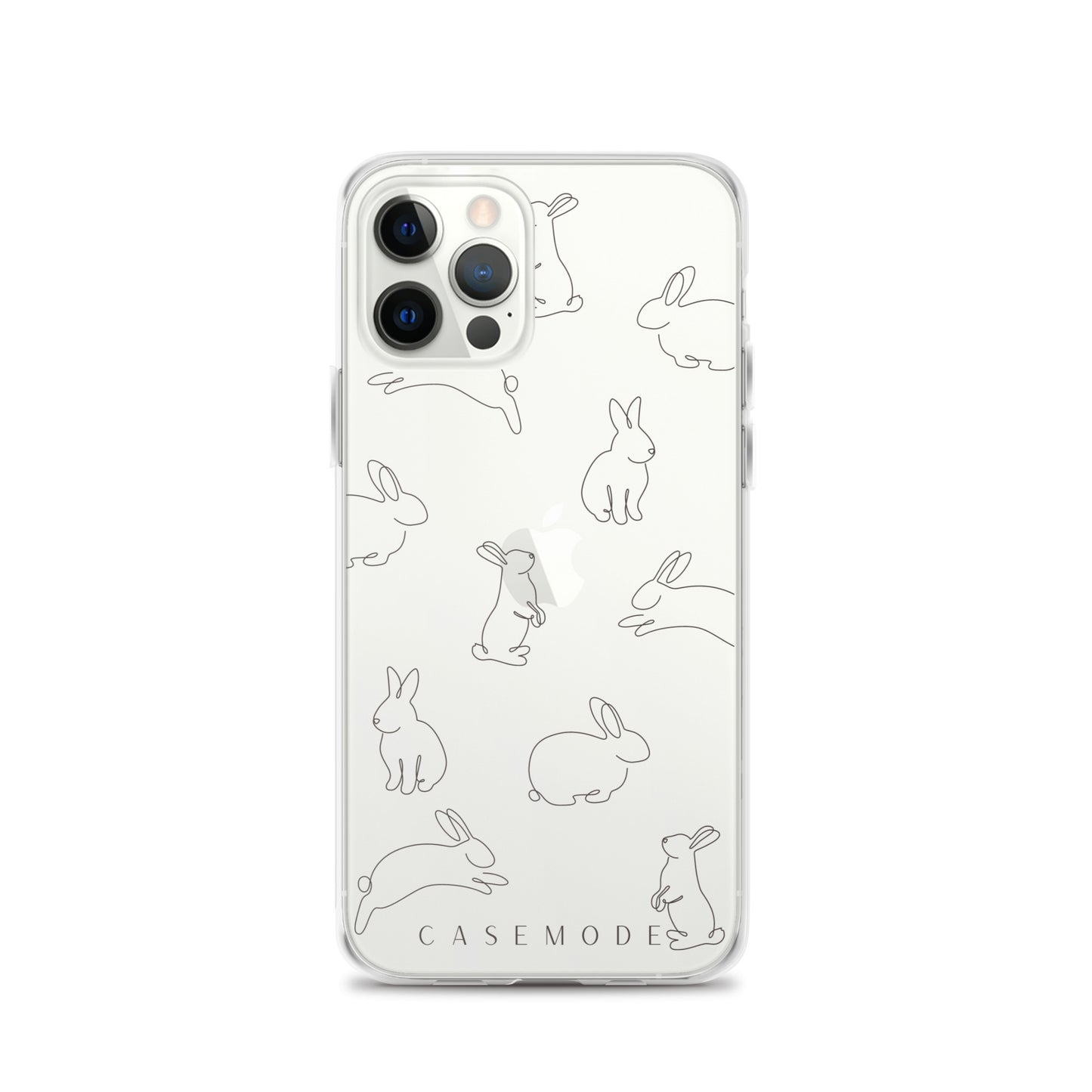 Bunny Bliss iPhone Case (Clear)