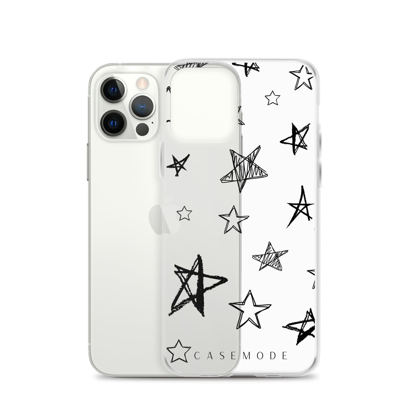 Star Struck iPhone Case (Clear Black)