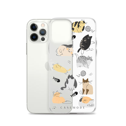 Cat's Meow iPhone Case (Clear)