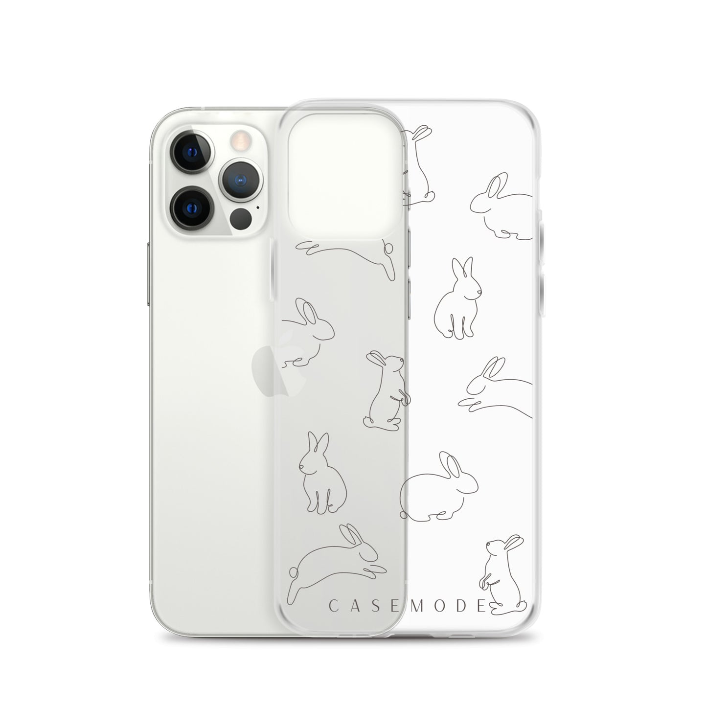 Bunny Bliss iPhone Case (Clear)