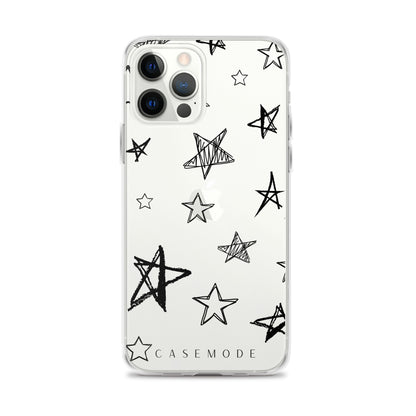 Star Struck iPhone Case (Clear Black)