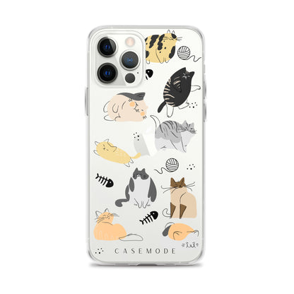 Cat's Meow iPhone Case (Clear)