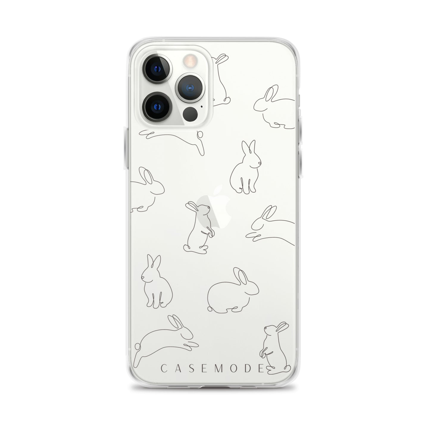 Bunny Bliss iPhone Case (Clear)