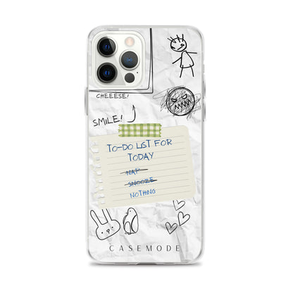 Important Tasks iPhone Case