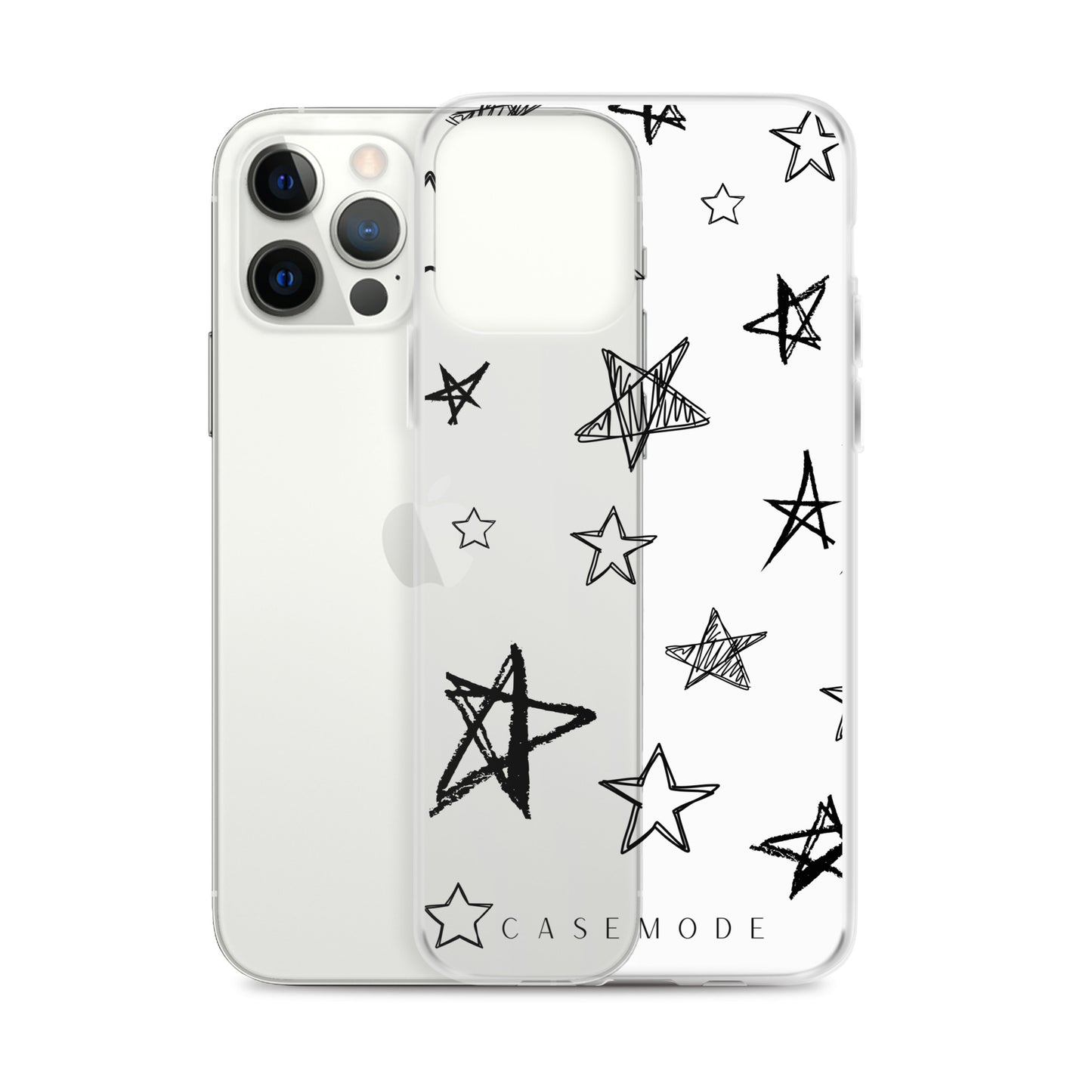 Star Struck iPhone Case (Clear Black)