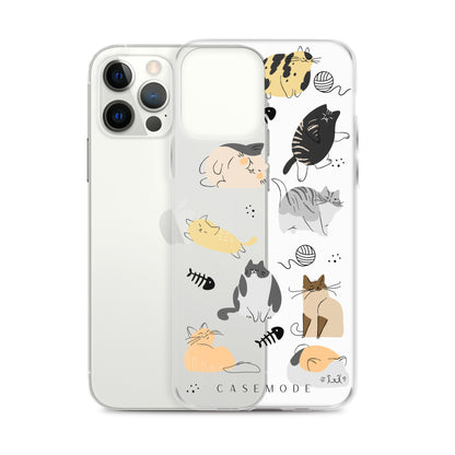 Cat's Meow iPhone Case (Clear)