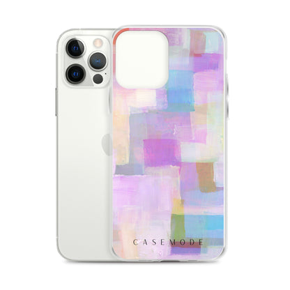 Purple Abstract iPhone Case