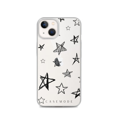 Star Struck iPhone Case (Clear Black)