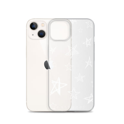 Star Struck iPhone Case (Clear White)