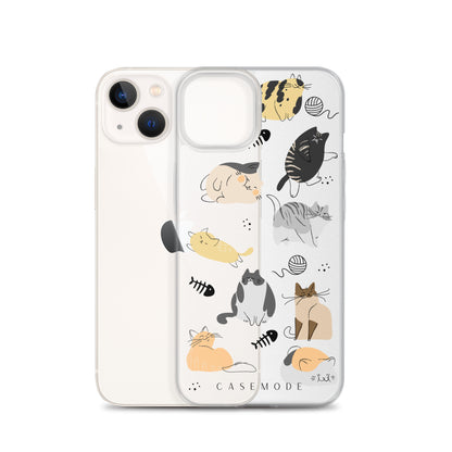 Cat's Meow iPhone Case (Clear)