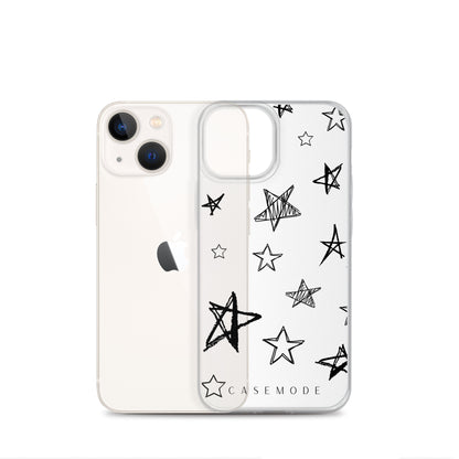 Star Struck iPhone Case (Clear Black)