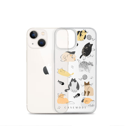 Cat's Meow iPhone Case (Clear)