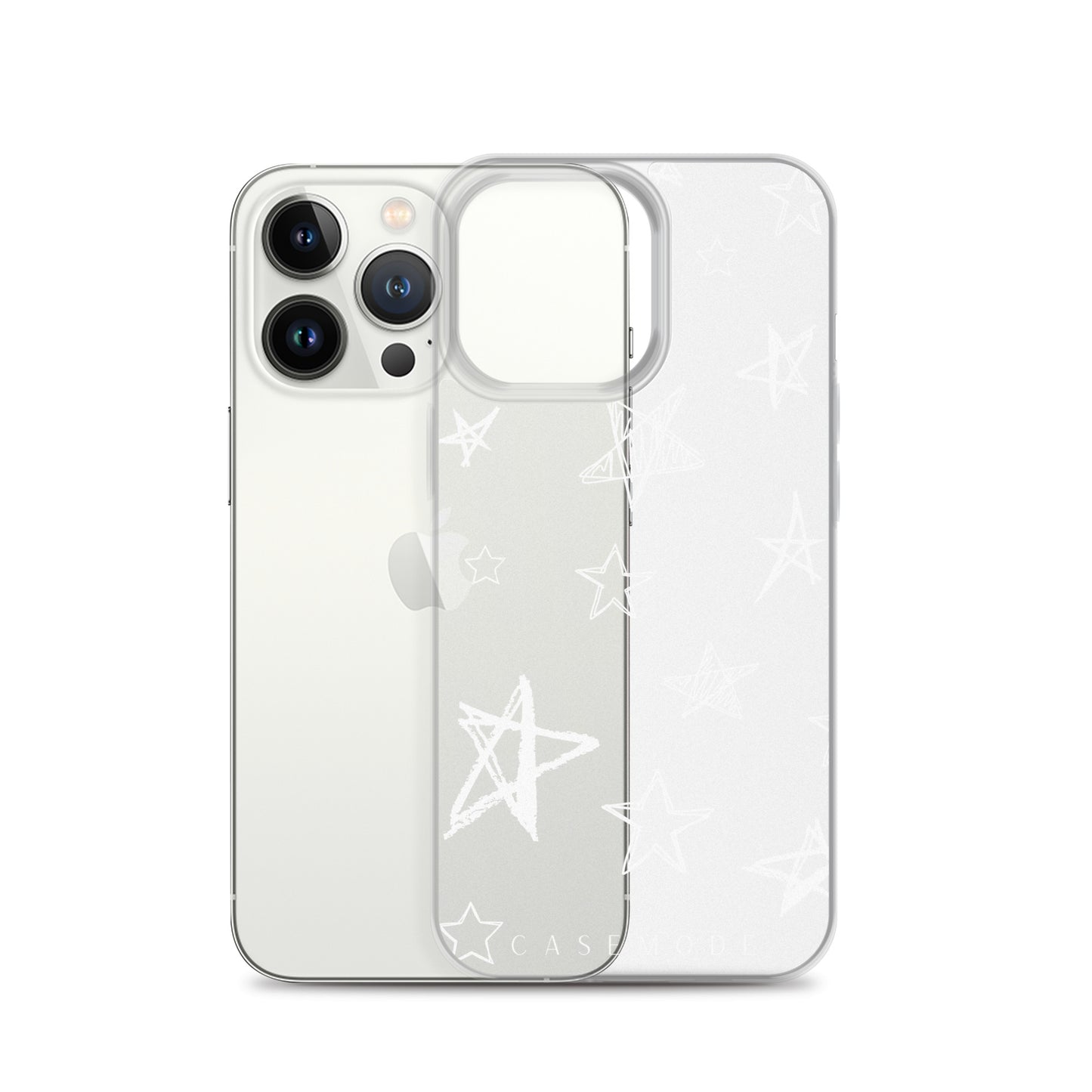 Star Struck iPhone Case (Clear White)