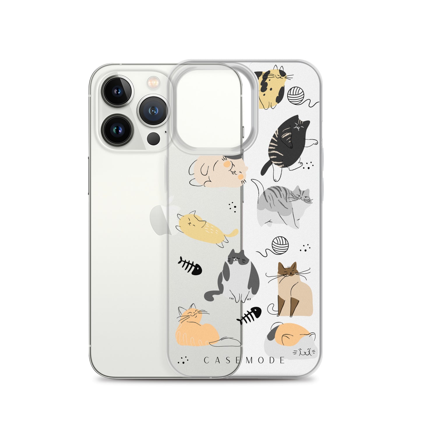 Cat's Meow iPhone Case (Clear)