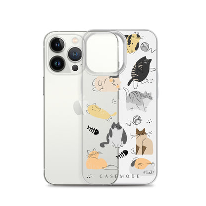 Cat's Meow iPhone Case (Clear)