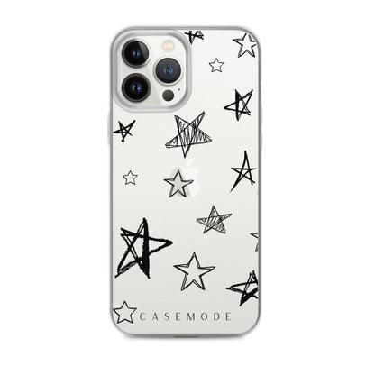 Star Struck iPhone Case (Clear Black)