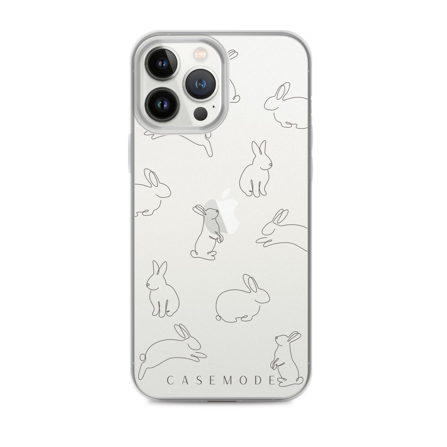 Bunny Bliss iPhone Case (Clear)