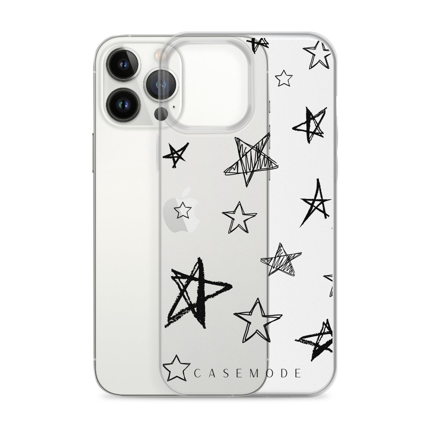 Star Struck iPhone Case (Clear Black)