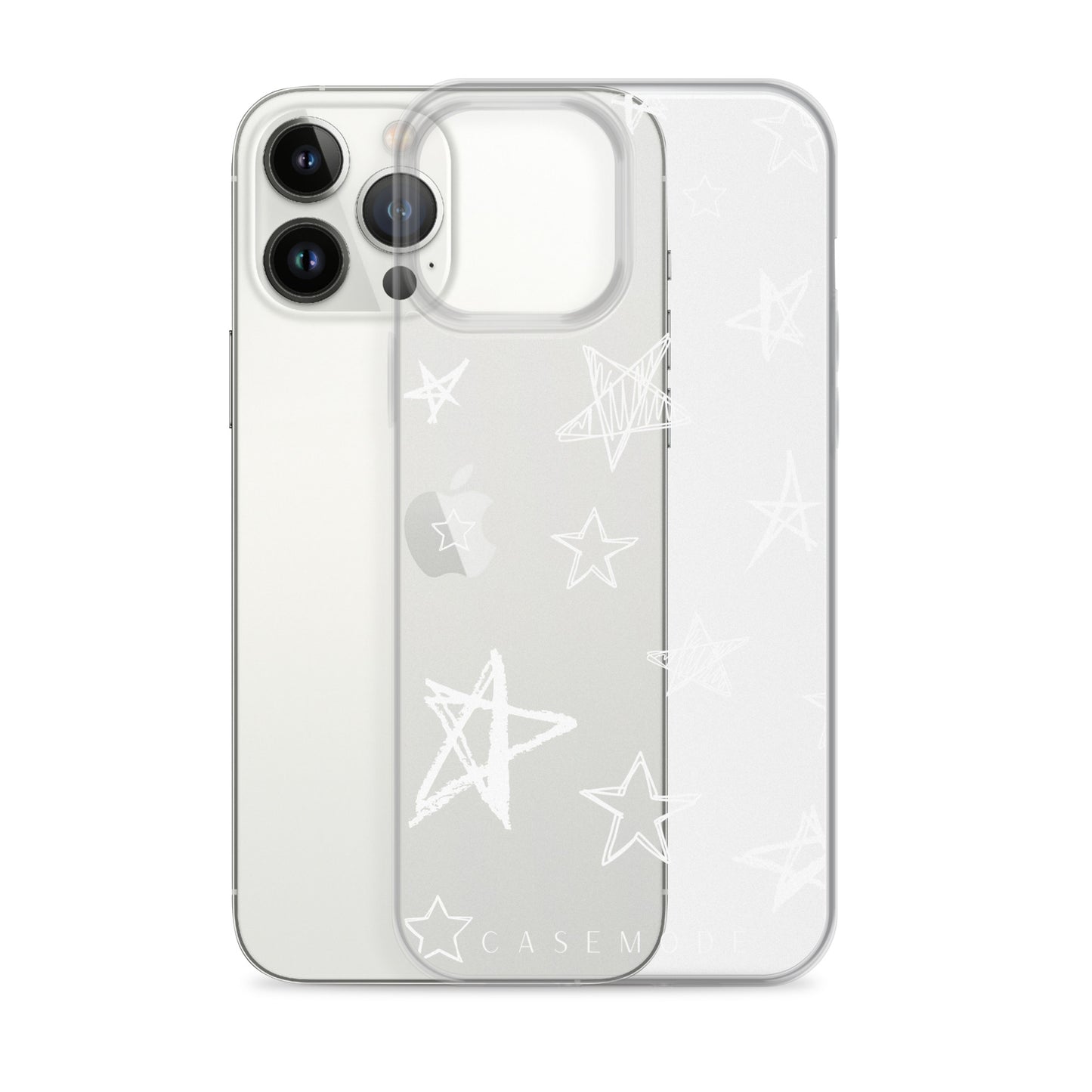 Star Struck iPhone Case (Clear White)