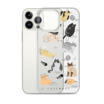 Cat's Meow iPhone Case (Clear)