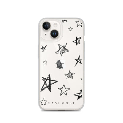 Star Struck iPhone Case (Clear Black)