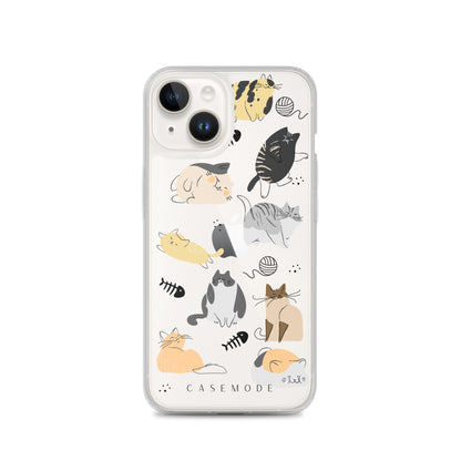 Cat's Meow iPhone Case (Clear)