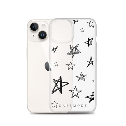 Star Struck iPhone Case (Clear Black)