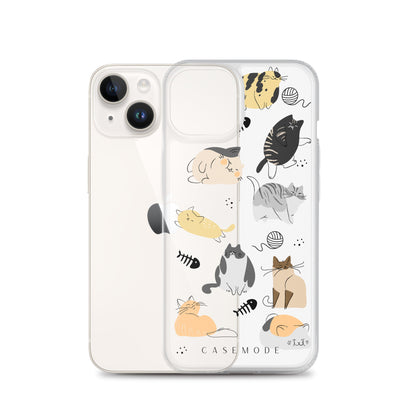 Cat's Meow iPhone Case (Clear)