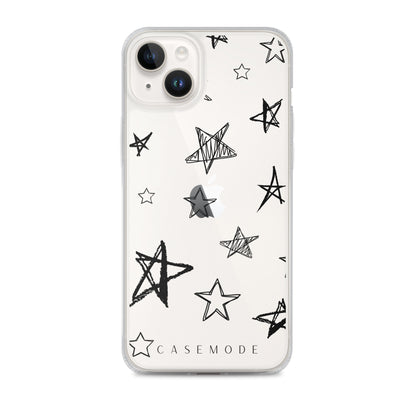 Star Struck iPhone Case (Clear Black)