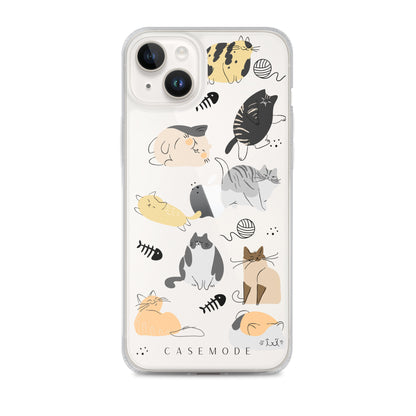 Cat's Meow iPhone Case (Clear)