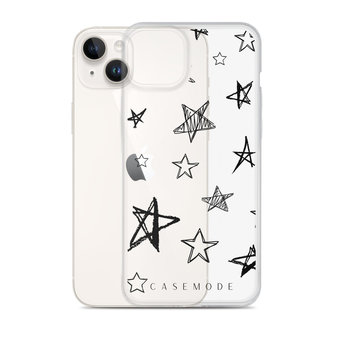 Star Struck iPhone Case (Clear Black)