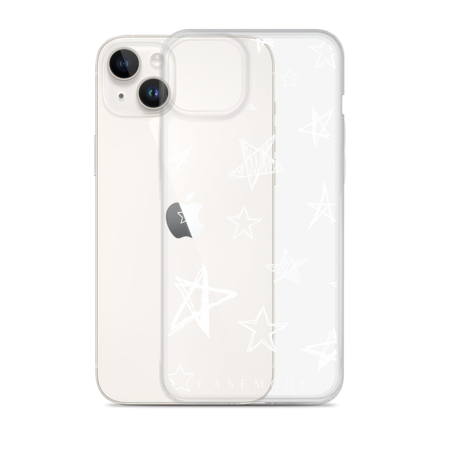 Star Struck iPhone Case (Clear White)