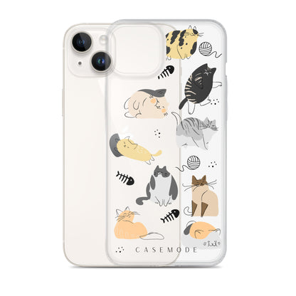 Cat's Meow iPhone Case (Clear)