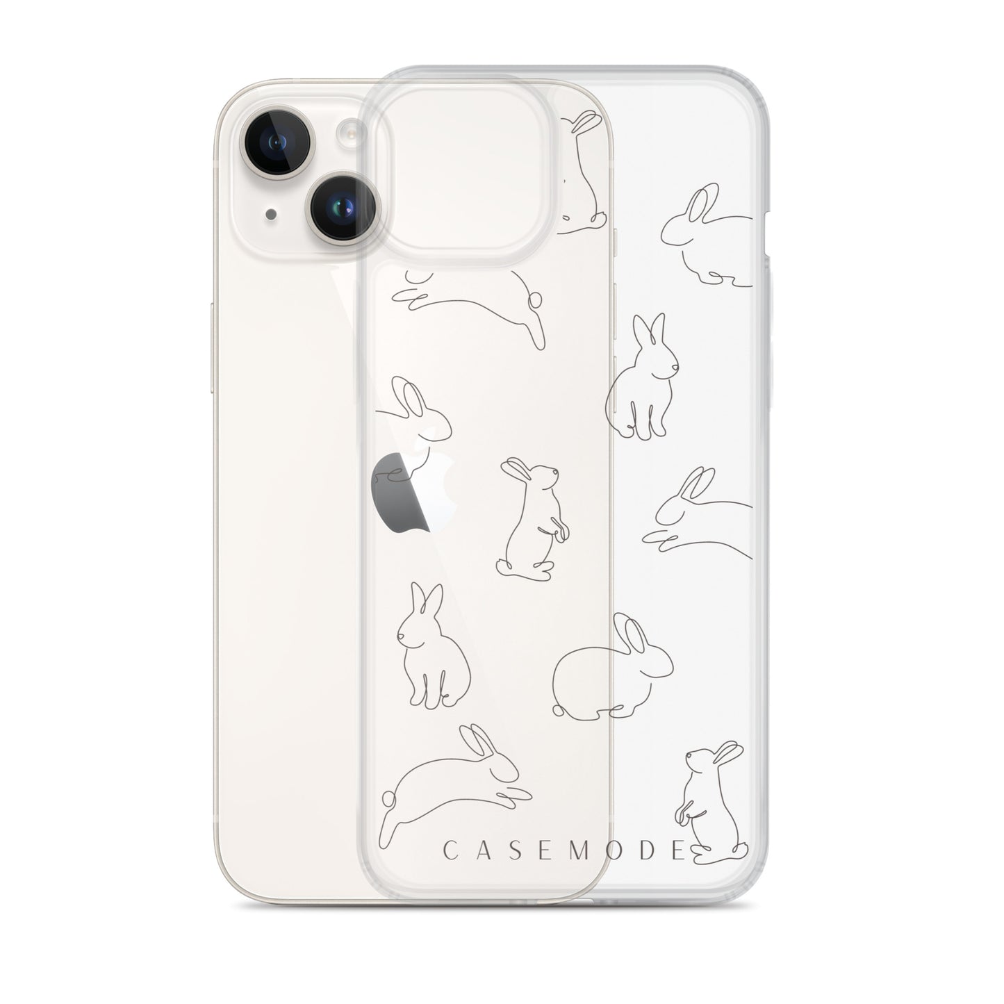 Bunny Bliss iPhone Case (Clear)