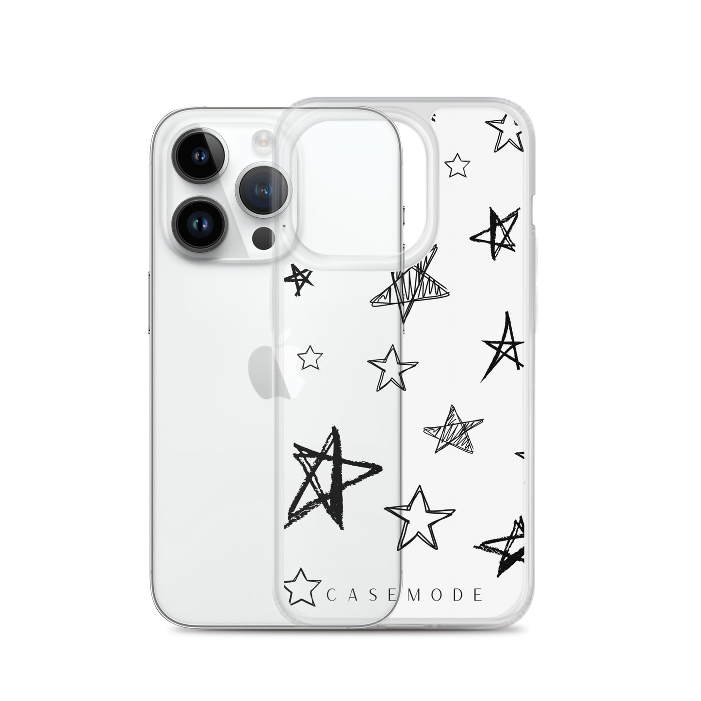 Star Struck iPhone Case (Clear Black)