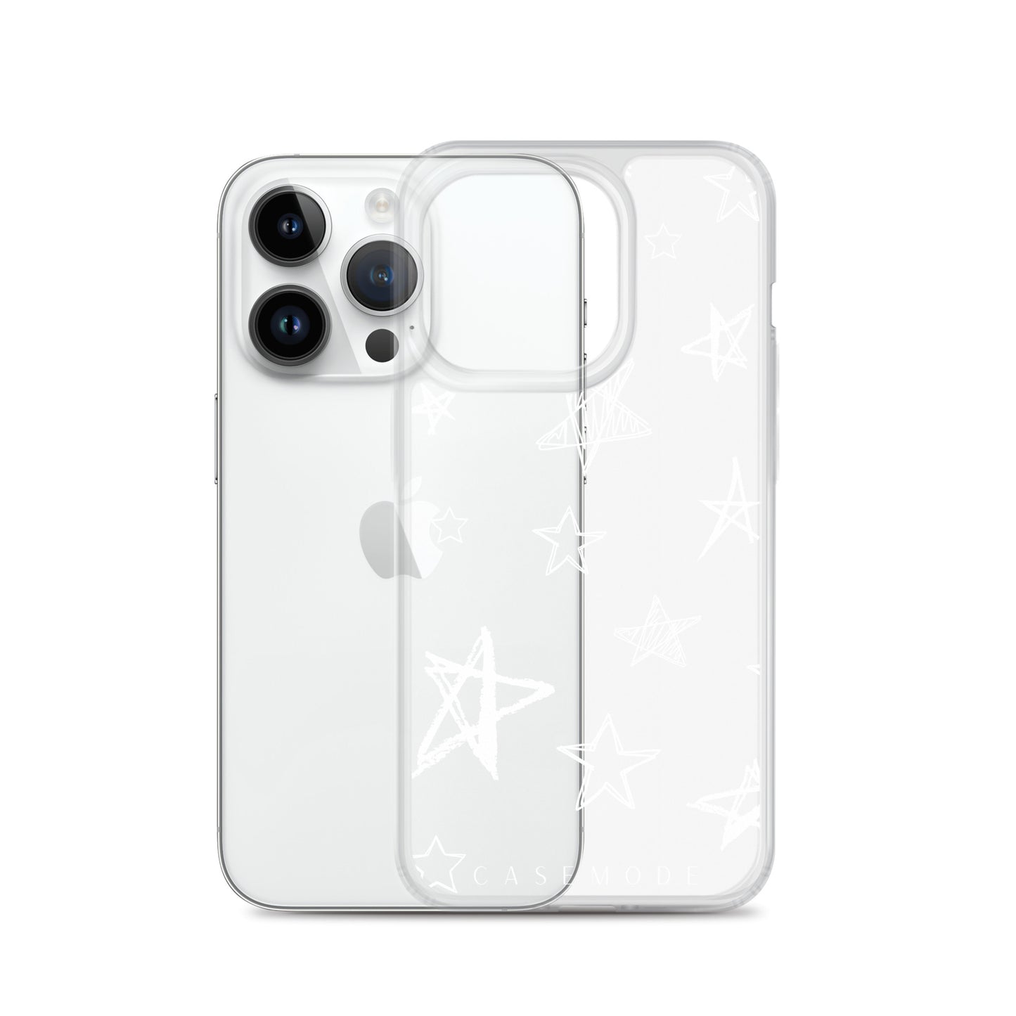 Star Struck iPhone Case (Clear White)