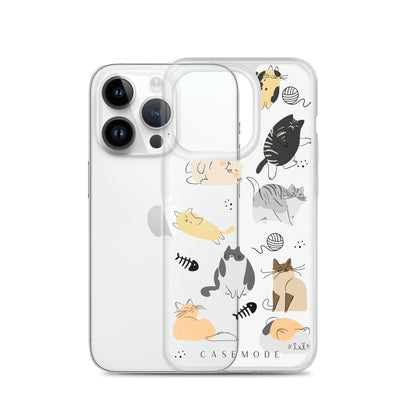 Cat's Meow iPhone Case (Clear)