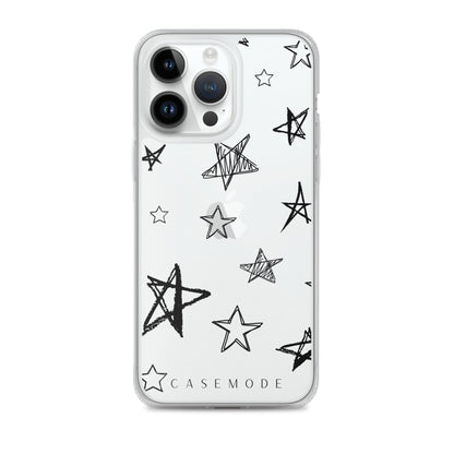 Star Struck iPhone Case (Clear Black)