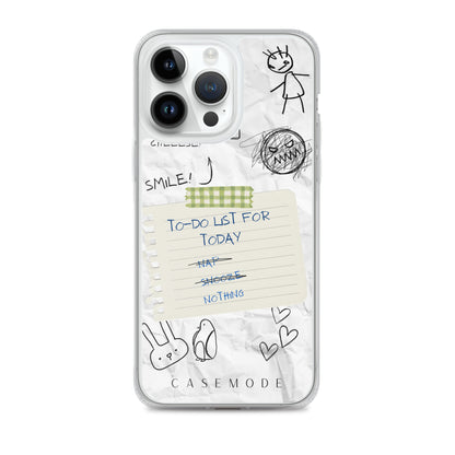 Important Tasks iPhone Case