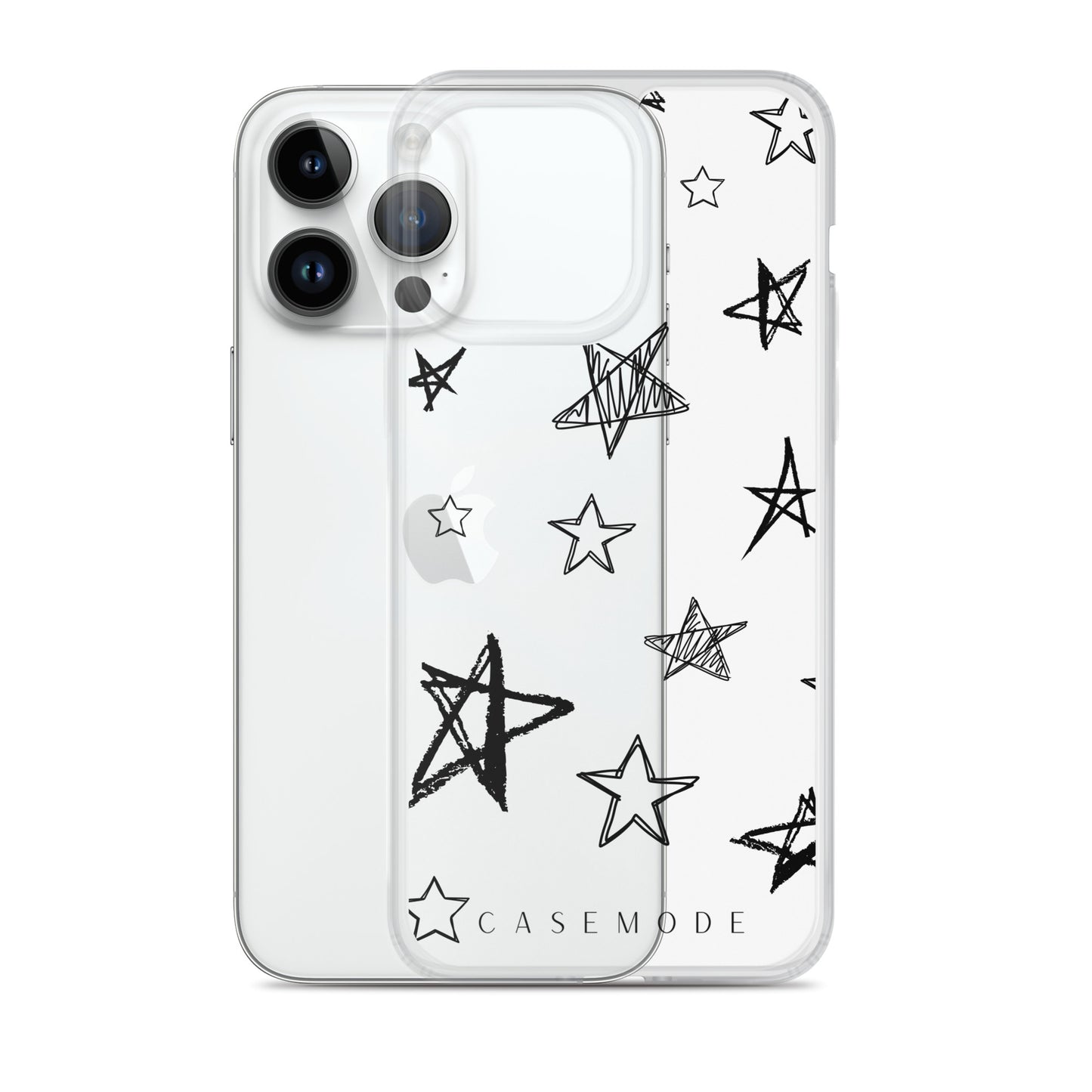 Star Struck iPhone Case (Clear Black)