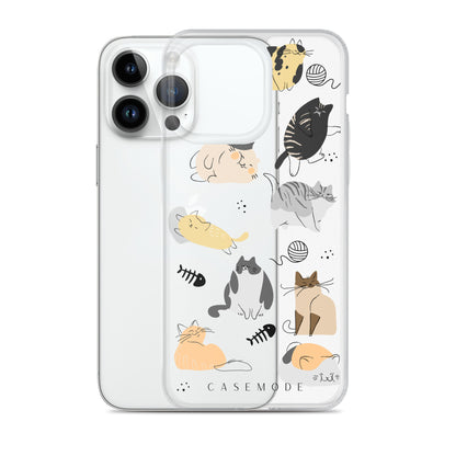 Cat's Meow iPhone Case (Clear)